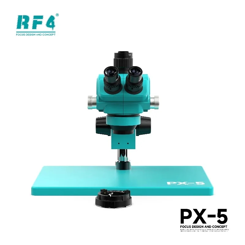 RF4 PX-5 Trinocular Stereo Mic - огляд і ціна Stereo Trinocular Microscope Pcb