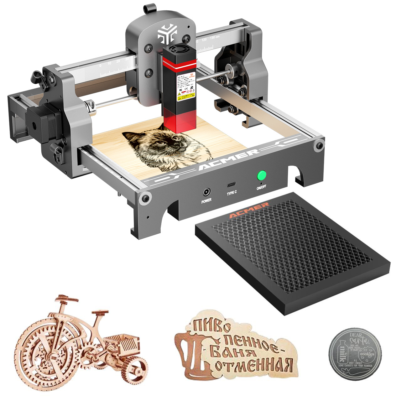 ACMER Mini Portable Laser Engr - огляд і ціна Mini Laser Engraver Cnc Router
