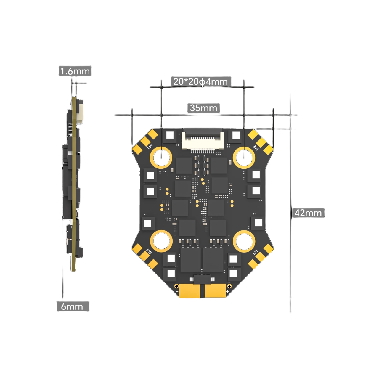 IFlight Borg Mini F7 Stack wit - огляд і ціна Fpv Flight Controller F7 Stack 60A