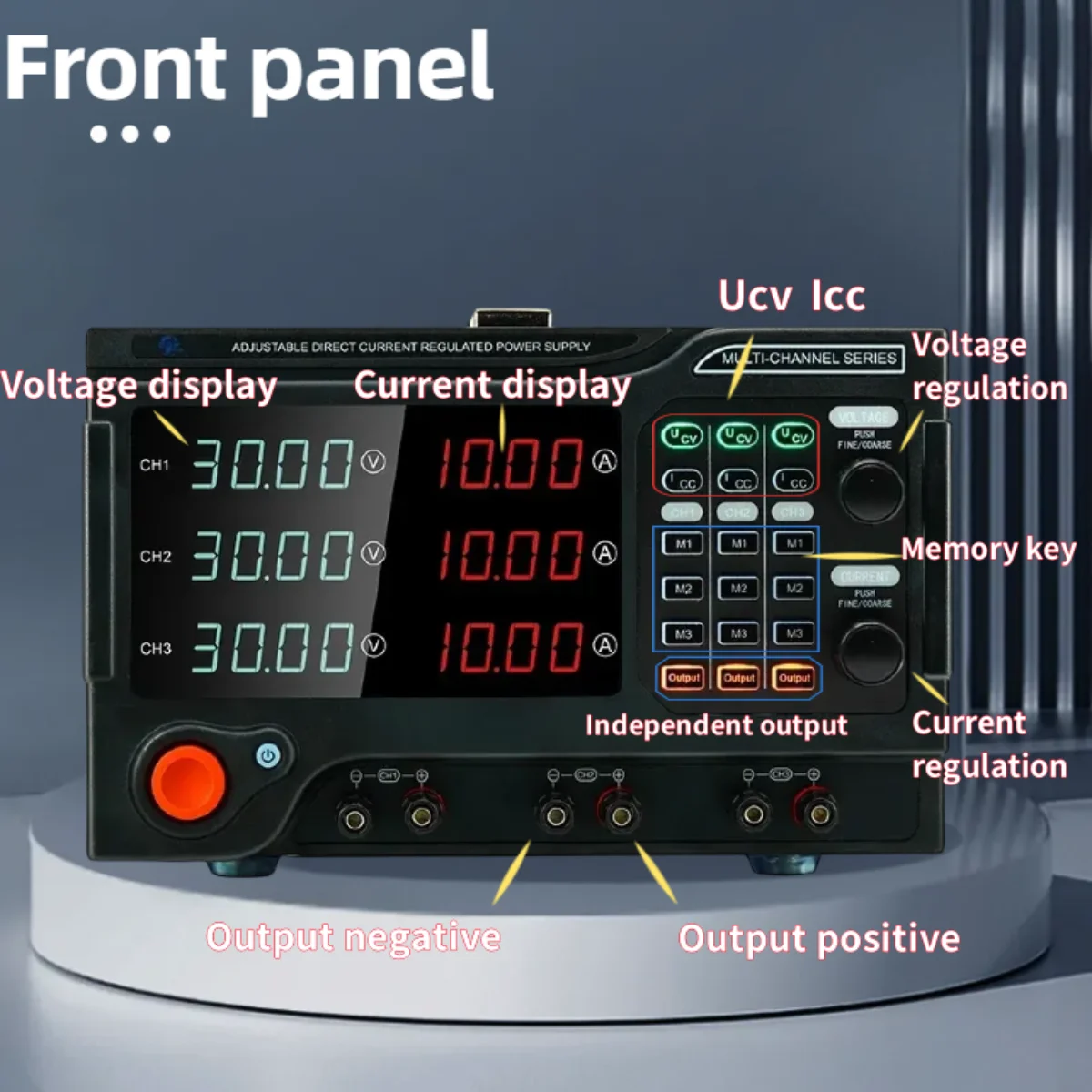 15V 30V 40V 60V 100V 80V 150V  - огляд і ціна Programmable Dc Power Supply 30V 10A